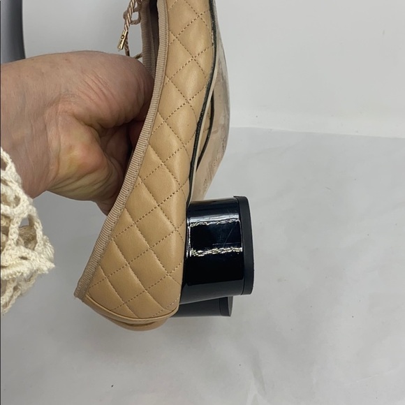 Paul Meyer Attitudes 5.5M Nude Quilted Low Heels - Picture 7 of 10